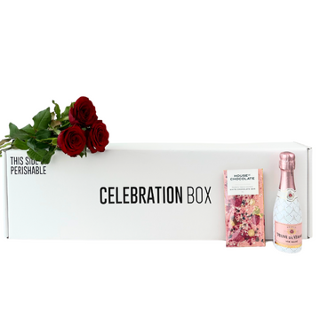 Red roses, chocolate and champagne gift box | Valentines Day Gift Boxes | Celebration Box NZ 