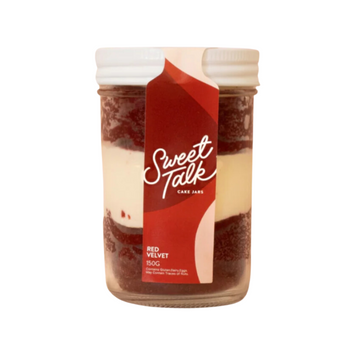 Red Velvet Sweet Talk Cake Jar | Birthday Cake Jar | Sent NZ Wide | Celebration Box NZ