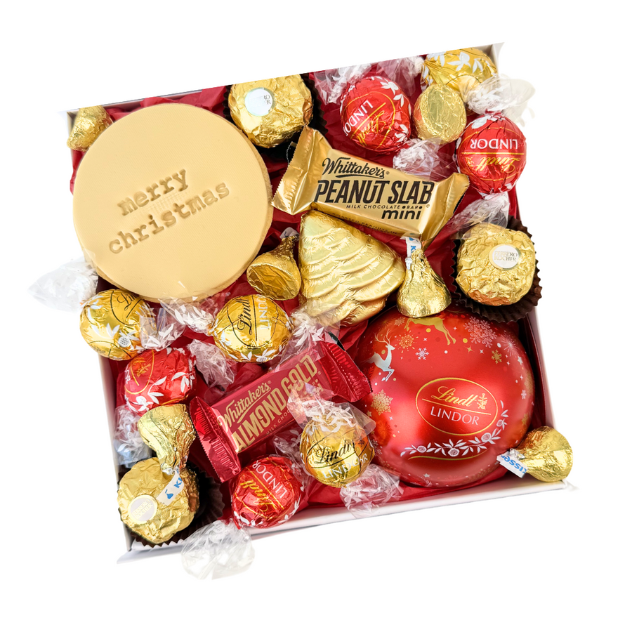 Lindt Lindor Christmas Gift Boxes with Celebration Box. Delivery NZ Wide and Auckland Same Day