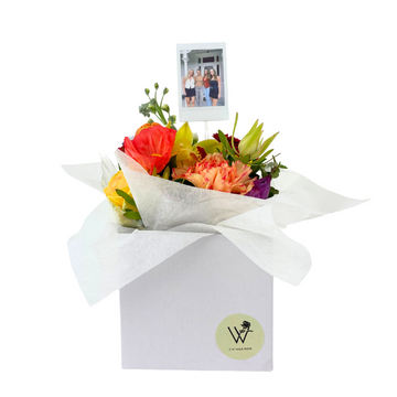 Posy with a picture is the perfect gift | Personalised gifts | Celebration Box NZ