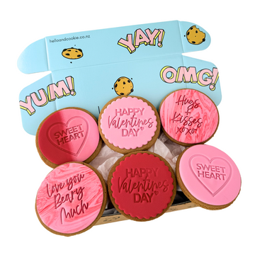 Happy Valentine's Day Gift Box | Cookie Gift Box | Celebration Box NZ