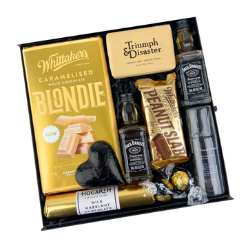 Black and Gold Chocolate Treats | Father's Day Gift Boxes | Celebration Box NZ 