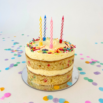 Chubby Funfetti Birthday Cake from Celebration Box | Vanilla Cake with Sprinkles | Birthday Cakes NZ | Celebration Box