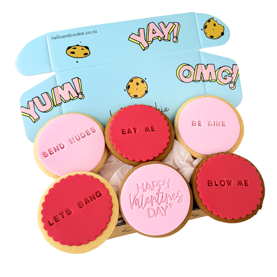 Happy Valentine's Day Gift Box | Cookie Gift Box | Celebration Box NZ