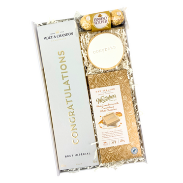 Congratulations Moet Champagne Gift Boxes and sweet treats New Zealand wide-Celebration Box NZ