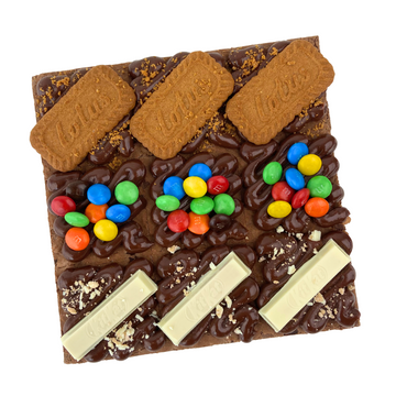 Loaded Chocolate Brownies | Biscoff, M&Ms and Milky Bar Kit Kat Chocolate Toppings | Delivered NZ Wide | Celebration Box NZ