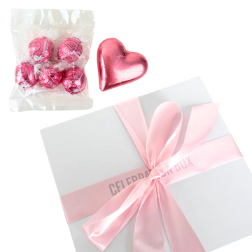 Pink Ribbon and Chocolate Bundle Gift | Add to your gift box | Celebration Box NZ