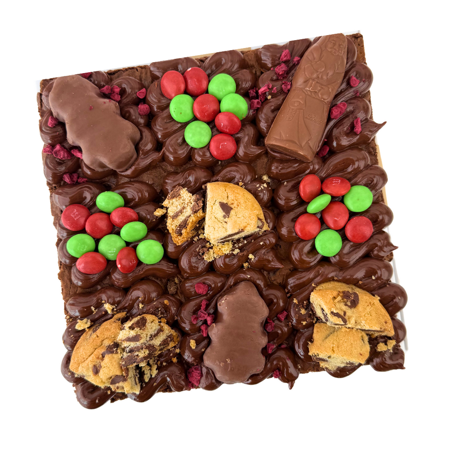 Christmas Chocolate loaded Brownies | Delivered NZ Wide | Celebration Box NZ