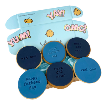 Happy Father's Day Cookie Gift Box | Delivered NZ Wide | Celebration Box NZ 